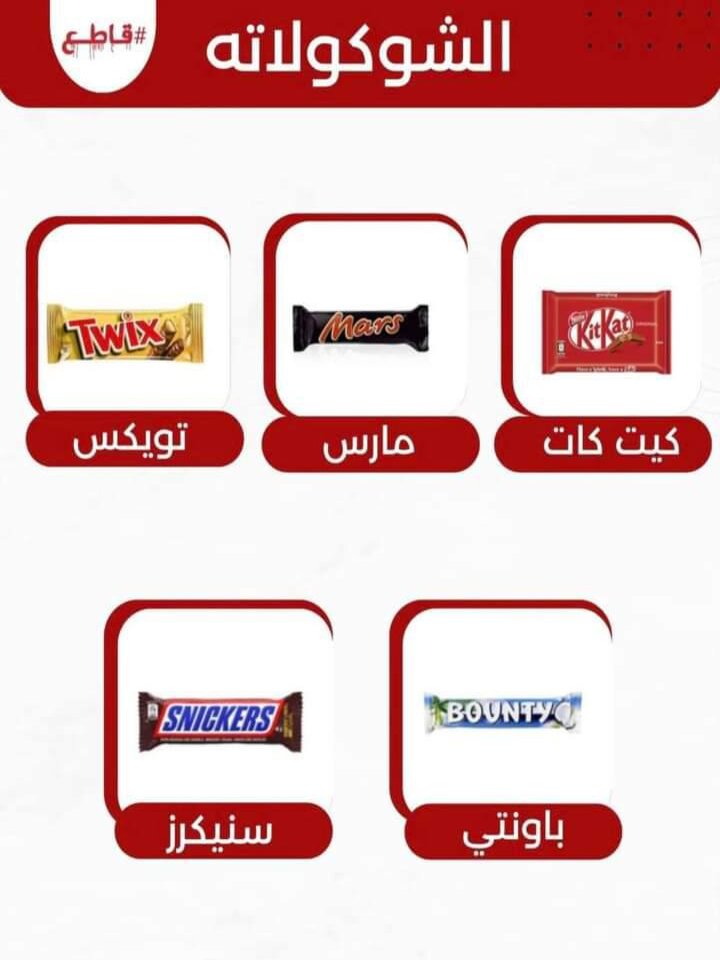بعض منتوجات المقاطعة
